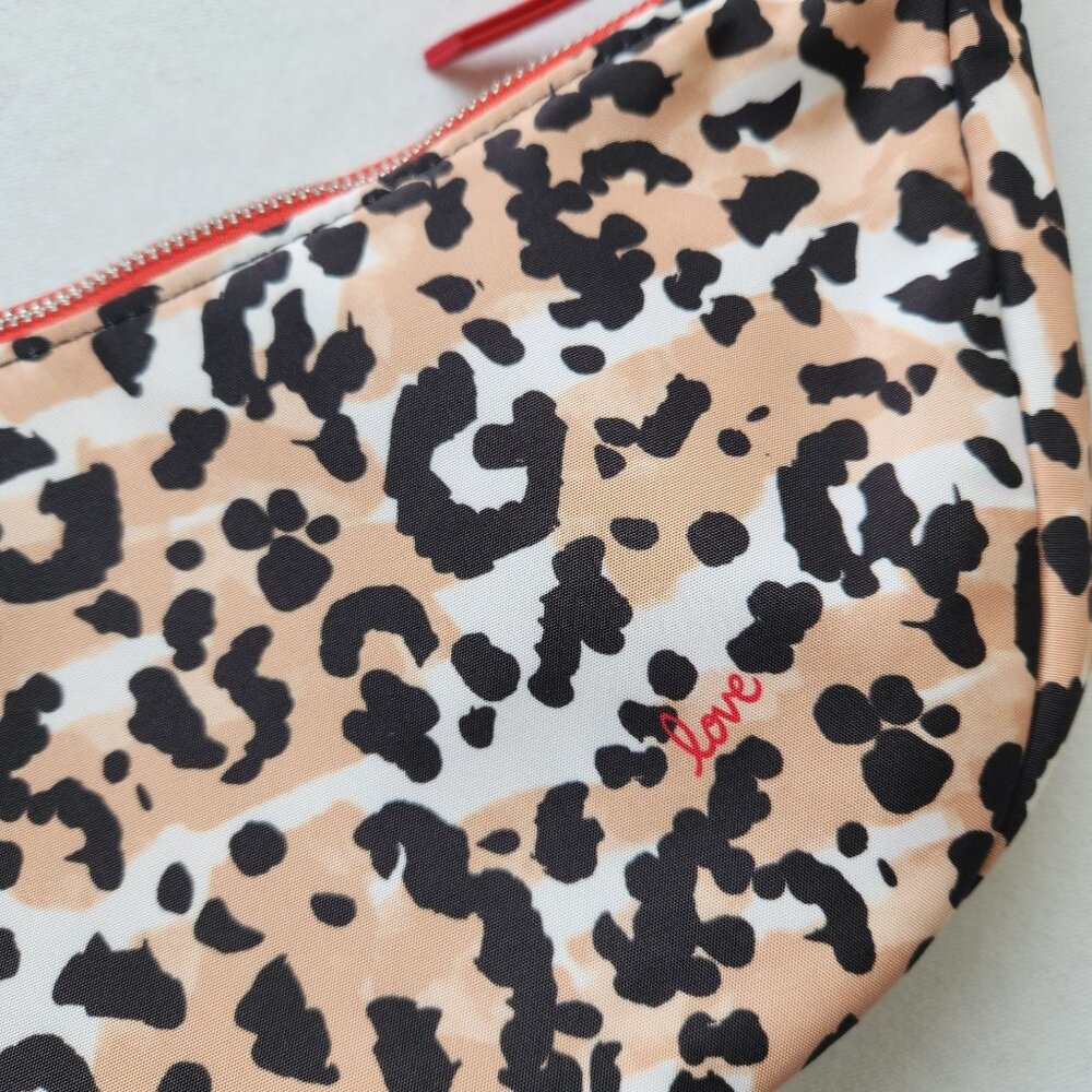 Brighton Spotted Love Leopard Print Swing Bag Feminine Cute Glam Hearts Playful - Picture 8 of 10